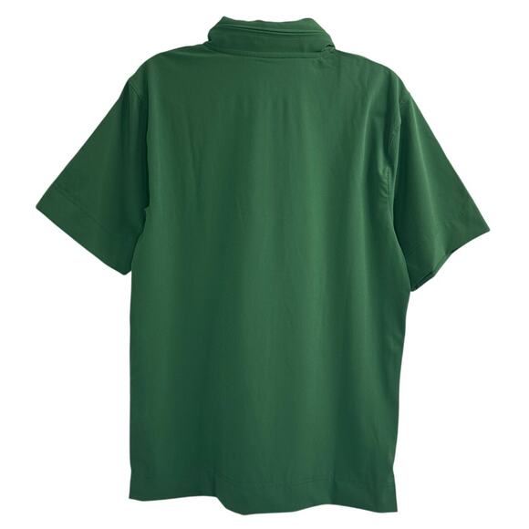 NWT Nike Woven Coaches Jacket Short Sleeve Green White Mens Size S (DV6755-341) - Picture 4 of 6